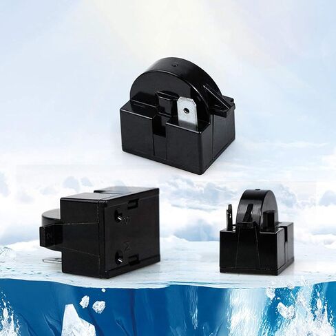 8 × 1 دبوس QP2-4.7 PTC مرحل، 1 دبوس مرحل الثلاجة و6750C-0005P واقي التحميل الزائد للثلاجة in Saudi Arabia