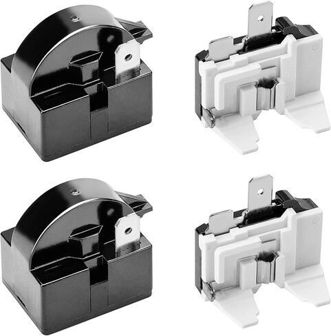 8 × 1 دبوس QP2-4.7 PTC مرحل، 1 دبوس مرحل الثلاجة و6750C-0005P واقي التحميل الزائد للثلاجة in Saudi Arabia