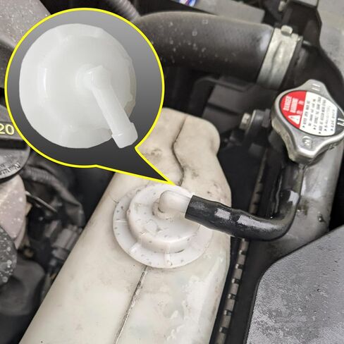 19106-RNA-A48 Radiator Coolant Reservoir Overflow Tank Cap with Joint Compatible with Acura CL Legend MDX RDX Ridgeline RL TL TSX ZDX | Honda Accord Crosstour Civic CR-V Element Insight Pilot in Saudi Arabia