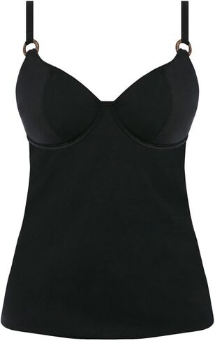سترة السباحة النسائية من Freya Coco Wave Underwire Plunge Tankini AS7007، أسود، 36D in Saudi Arabia
