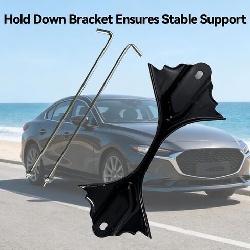 دعامة تثبيت بطارية السيارة مناسبة لموديلات مختارة من Mazda3 Mazda6 Mazda CX-3 Mazda CX-5 Mazda CX-9، مجموعة تثبيت البطارية، مع 304 مسامير وصواميل من الفولاذ المقاوم للصدأ in Kuwait
