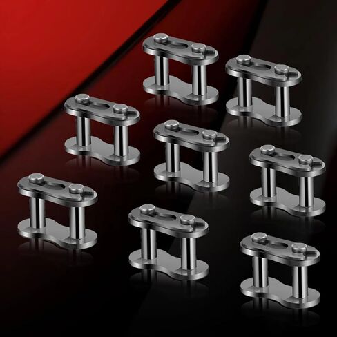 #420 Chain Master Link, Chain Master Roller Connector Links Pocket Bike Motorcycle Chains Cross Masters Link Connector Replacement Dirt Bikes Motorcycle Parts Go Kart Mini Bike Parts (16 Pcs) in Saudi Arabia