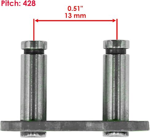 Powersports Replacement Parts for 530 Chain Master Link For Motorcycle Bike ATV Connecting Link Silver Mod-C33C-50830 in Saudi Arabia