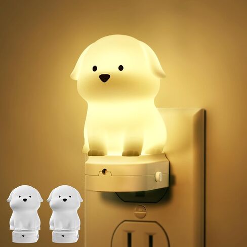 DORESshop Night Light for Kids[2 Pack],3D Cute Unicorn Night Lights | Night Lights Plug into Wall with Dusk to Dawn Sensor,RGB+Soft White 3000K Night Light,Christmas Birthday Gift for Kids in Saudi Arabia