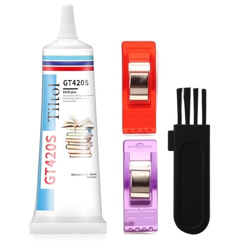 غراء إصلاح الكتب، لاصق صفحات الكتاب، لاصق تجليد الكتب سريع الجفاف، إصلاح الطلاب/المكتبات، غراء ورق التجليد والإصلاح، كتب الكولاج، المصنوعات الورقية، الفن التصويري in Kuwait