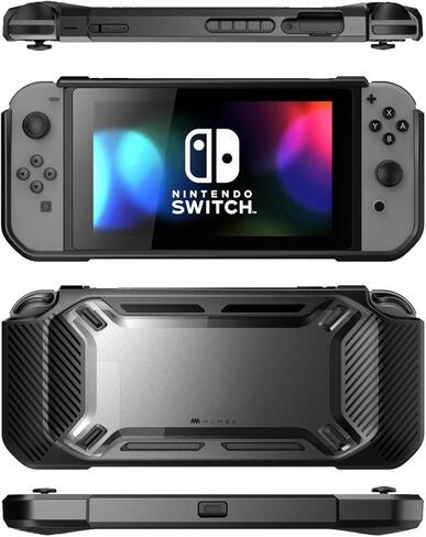 مومبا جراب حماية لجهاز نينتندو سويتش، [جيرل باور] جراب ناعم من البولي يوريثين الحراري لوحدة تحكم نينتندو سويتش مع امتصاص الصدمات ومضاد للخدش (رخامي) in Kuwait