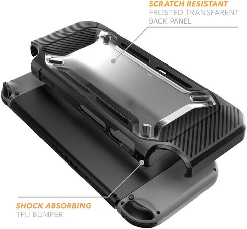 مومبا جراب حماية لجهاز نينتندو سويتش، [جيرل باور] جراب ناعم من البولي يوريثين الحراري لوحدة تحكم نينتندو سويتش مع امتصاص الصدمات ومضاد للخدش (رخامي) in Kuwait