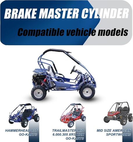 JINGKE أسطوانة الفرامل الرئيسية HammerHead 80T TrailMaster MID 6.000.305 XRS XRX Go Kart أسطوانة الفرامل الرئيسية in Saudi Arabia