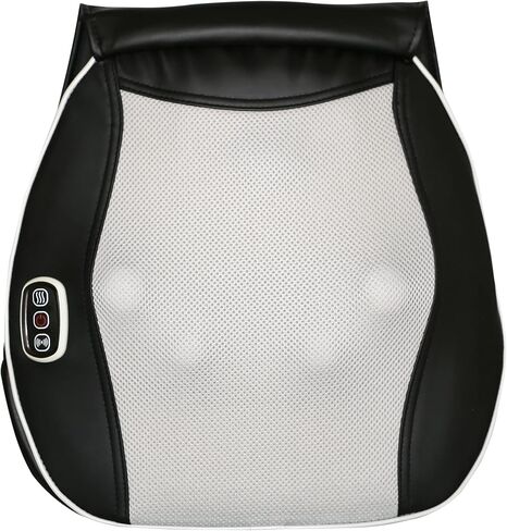 Shiatsu Massage Pad with Heat - Deep Kneading Back & Neck Massager Cushion for Pain Relief - Transform Any Chair into a Personal Massage Therapist in Saudi Arabia