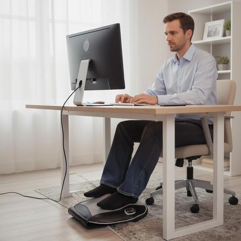 Shiatsu Massage Pad with Heat - Deep Kneading Back & Neck Massager Cushion for Pain Relief - Transform Any Chair into a Personal Massage Therapist in Saudi Arabia