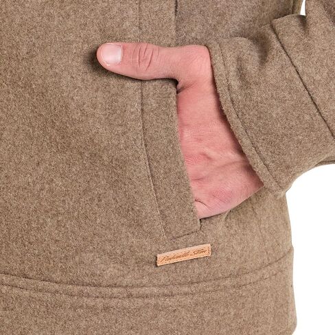 Panhandle Men's Oakland Taupe Wool Coat in Saudi Arabia