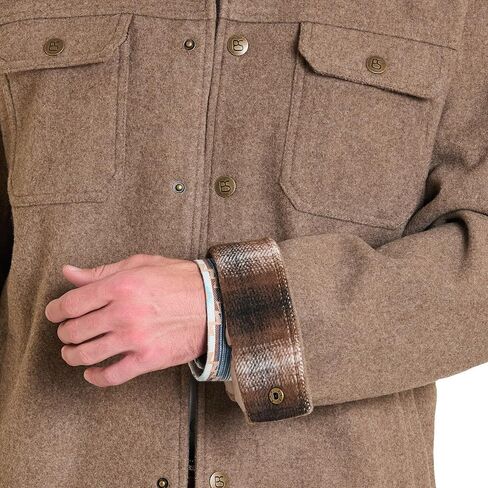 Panhandle Men's Oakland Taupe Wool Coat in Saudi Arabia