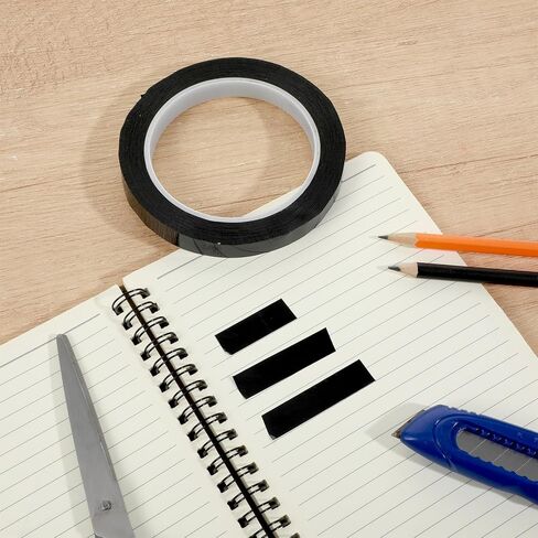 217 Feet Whiteboard Tape 1/2" White Board Tape Black Line Dry Erase Tapes Graphic Tapes Self Adhesive Artist Thin for Drafting Board Art Office Classroom Chart Line Grid Marking in Saudi Arabia