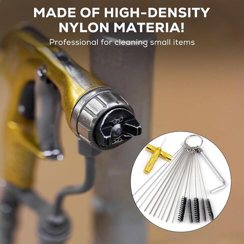 16PCS Carburetor Cleaner Kit with Scraper - Includes Brushes, Needles, and Aluminum Case for Motorcycle Carb Maintenance in Saudi Arabia