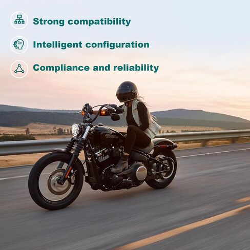 MoKitDora Load Equalizer Resistor Plug and Play Stabilizer Controller for Harley 1996-2013 Touring Electra Road Street Glide King Softail Dyna Sportster يعمل على إصلاح مشكلات أضواء إشارة الانعطاف LED الوامضة in Kuwait