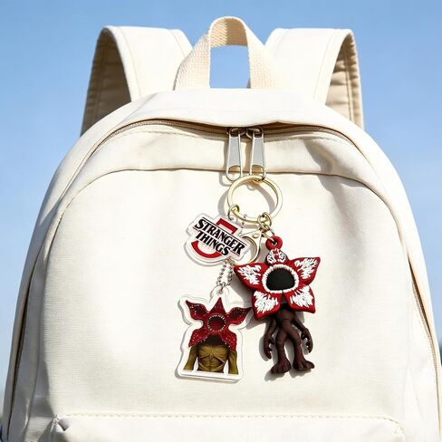 Stranger 5 TV Keychains for Women and Men, Cute Purse Charms Car Keychain Backpack Bag Charm, The Perfect Choice for Holidays or Party Gifts in Kuwait