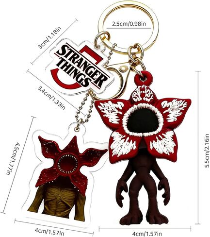 Stranger 5 TV Keychains for Women and Men, Cute Purse Charms Car Keychain Backpack Bag Charm, The Perfect Choice for Holidays or Party Gifts in Kuwait