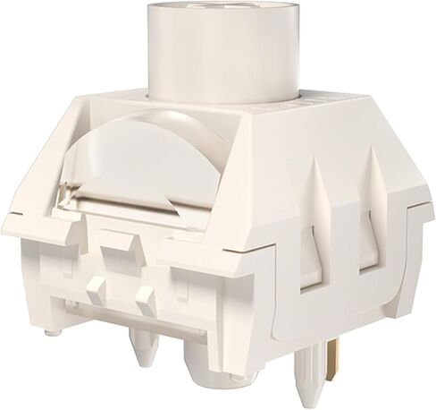 Kailh Box White Mechanical Keyboard Switches,3-Pin 45gf Clicky/Speed Typing/Gaming/Waterproof Switches(108Pcs,Kailh Box White) in Kuwait