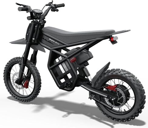 Riding'times Ebike for Teens Adults, 60V 25AH 40MPH // 48V 27AH 37MPH Electric Dirt Bike with 14"/12" Motorcycle Tire, 3000W/2000W Dual Hydraulic Brake Mountain Off-Road Dirtbike for Ages 13+ in Saudi Arabia