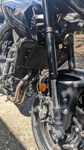 MT-03 2026 Radiator Guard Protective Cover Compatible with YAMAHA MT-03 MT03 2015-2023-2024-2025-2026 with MT-25 MT25 2015-2026 in Kuwait