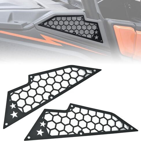SAUTVS Aluminum Air Intake Covers for CFMOTO ZForce 950 Sport & 4 800 Trail 2023-2025 Accessories, Black Metal Side Frog Skin Protector Cover Bezel Engine Mesh Grills in Saudi Arabia