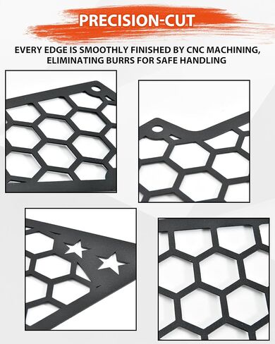 SAUTVS Aluminum Air Intake Covers for CFMOTO ZForce 950 Sport & 4 800 Trail 2023-2025 Accessories, Black Metal Side Frog Skin Protector Cover Bezel Engine Mesh Grills in Saudi Arabia