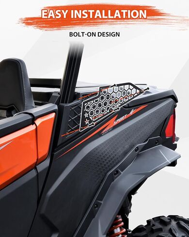 SAUTVS Aluminum Air Intake Covers for CFMOTO ZForce 950 Sport & 4 800 Trail 2023-2025 Accessories, Black Metal Side Frog Skin Protector Cover Bezel Engine Mesh Grills in Saudi Arabia