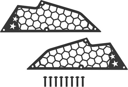 SAUTVS Aluminum Air Intake Covers for CFMOTO ZForce 950 Sport & 4 800 Trail 2023-2025 Accessories, Black Metal Side Frog Skin Protector Cover Bezel Engine Mesh Grills in Saudi Arabia