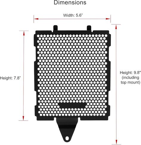 Tusk Radiator Guards معطف مسحوق أسود 6061-T6 ألومنيوم متوافق مع BMW R1300GS 2024-2026 in Kuwait