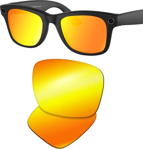 عدسات بديلة لنظارات Ray-Ban RW4012 كبيرة (GEN2)(53 مم)، للرجال والنساء، نظارات شمسية مستقطبة تحجب الضوء الأزرق in Kuwait