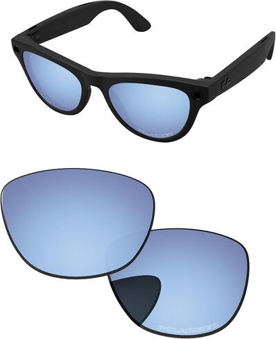 عدسات بديلة لنظارات Ray-Ban Meta Skyler (Gen 2) RW4014 مقاس 52 مم AI - فوتوكروميك، مضادة للضباب، ومضادة للضوء الأزرق in Saudi Arabia