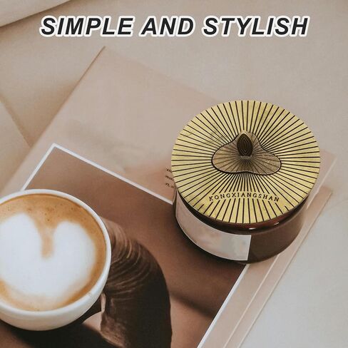 Scented Candle Topper Cover | 2.8 Inch Jar Lid Shade Sleeves Accessory, Aroma Candle Melt Burn Evenly, for Home Decor, Aromatherapy Space Embellish in Saudi Arabia
