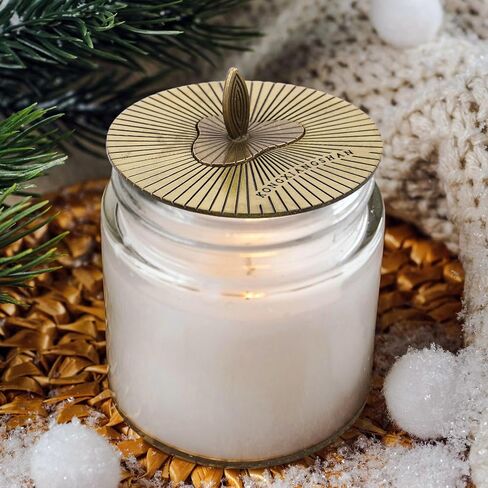 Scented Candle Topper Cover | 2.8 Inch Jar Lid Shade Sleeves Accessory, Aroma Candle Melt Burn Evenly, for Home Decor, Aromatherapy Space Embellish in Saudi Arabia