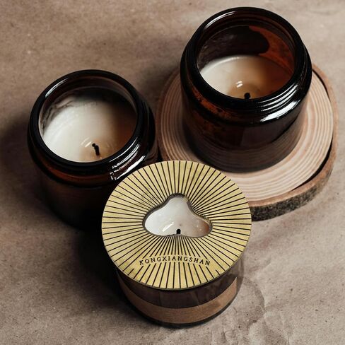 Scented Candle Topper Cover | 2.8 Inch Jar Lid Shade Sleeves Accessory, Aroma Candle Melt Burn Evenly, for Home Decor, Aromatherapy Space Embellish in Saudi Arabia