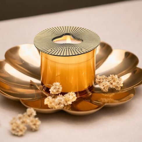 Scented Candle Topper Cover | 2.8 Inch Jar Lid Shade Sleeves Accessory, Aroma Candle Melt Burn Evenly, for Home Decor, Aromatherapy Space Embellish in Saudi Arabia