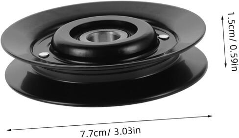 Vaguelly Car Air Conditioner Tension Pulley Assembly Automotive Compressor Pulley Wheel for Efficient and Easy Installation Fit for Car Models in Saudi Arabia