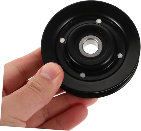 Vaguelly Car Air Conditioner Tension Pulley Assembly Automotive Compressor Pulley Wheel for Efficient and Easy Installation Fit for Car Models in Saudi Arabia
