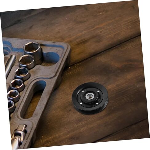 Vaguelly Car Air Conditioner Tension Pulley Assembly Automotive Compressor Pulley Wheel for Efficient and Easy Installation Fit for Car Models in Saudi Arabia