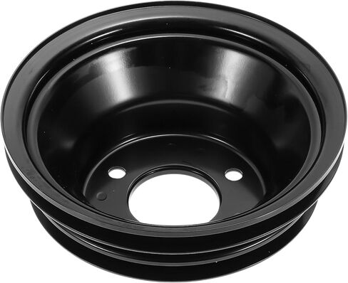 بكرة العمود المرفقي لسيارة Chevy Big Block 396 427 454 ثلاثية الأخدود LWP بكرة كرنك مضخة مياه طويلة 3 أخدود حديد متين 1 قطعة أسود in Kuwait