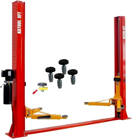 KATOOL 10000 lbs 2 Post Car Lift 2 Posts Lift Auto Lift with Floor Plate for Shop Repair or Home Garage in Kuwait