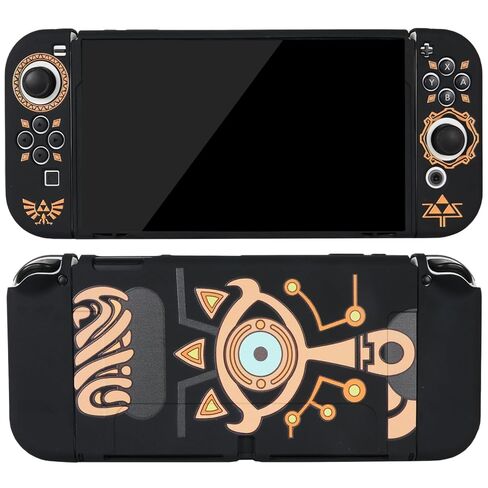 TIKOdirect Dockable Case Compatible with Switch OLED 2021, Cute Protective Soft Cover Full Protection for Switch OLED and Joy-Con Controller, Pink Princess in Saudi Arabia