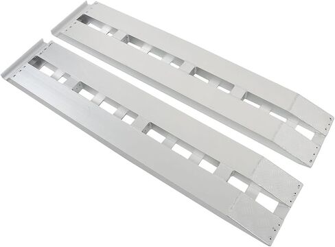 LABLT 60 inch X 12 inch 1 Pair Aluminum Ramps Trailer Ramps 6000LBS Hook Ramp Attachment End in Saudi Arabia