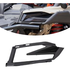 غطاء المصابيح الخلفية Kiwi Master لملحقات Can-Am Maverick X3/ Max لعام 2017-2026، استبدال OEM # 705010687، جانب الركاب الأيمن، أسود in Kuwait