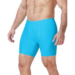 Men's Square Leg Swim Jammers, Athletic Racing Swimming Shorts, Endurance Quick Dry Compression Brief UPF 50 in Saudi Arabia