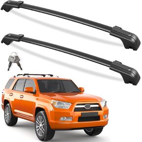 KINGGERI 330lbs All Aluminum Roof Rack Cross Bars Compatible with Ford Explorer 2020 2021 2022 2023 2024 2025 2026, Heavy Duty Lockable Roof Rails Crossbars Rooftop Cargo Basket Luggage Accessories in Kuwait