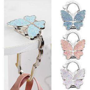 PJY Foldable Purse Hook for Table - Portable Bag Holder,Folding Handbag Hanger Various Heavy Items Desk Hook (A) in Saudi Arabia