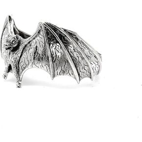 Vampire Bat Bangle Exclusive Design Goth Rock 92.5 Sterling Silver Bracelet in Saudi Arabia