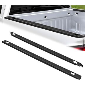 أغطية حاجز سرير الشاحنة ELH مناسبة لـ 99-06 1999-2006 Chevy Silverado & GMC Sierra 1500 2500 3500 (كلاسيكي فقط)، مع فتحات مقاس 6'6 بوصات واقيات السكك الحديدية الجانبية للشاحنة السوداء (مجموعة من 2) in Saudi Arabia