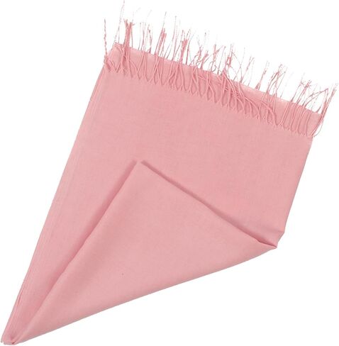 Imitation Cashmere Neck Scarf Solid Color Pink Winter Neck Warmer Cold Protection Scarf and Boys in Saudi Arabia