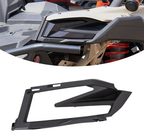 غطاء المصابيح الخلفية Kiwi Master لملحقات Can-Am Maverick X3/ Max لعام 2017-2026، استبدال OEM # 705010687، جانب الركاب الأيمن، أسود in Saudi Arabia
